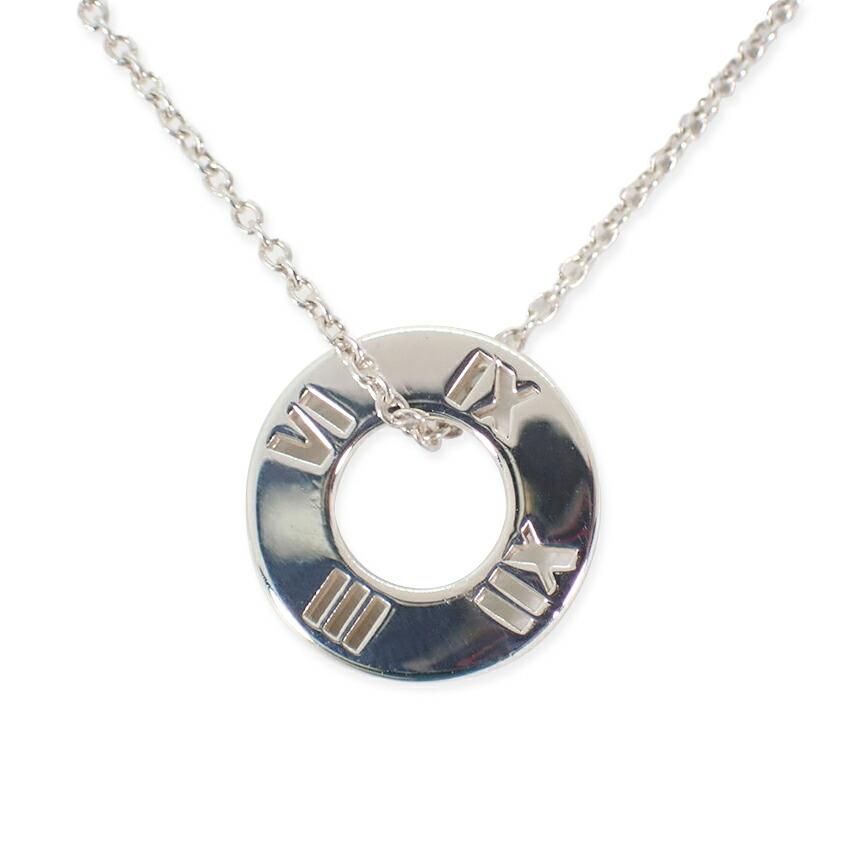 [Used] TIFFANY/Tiffany 925 Open Atlas Pendant/Necklace/j9-9