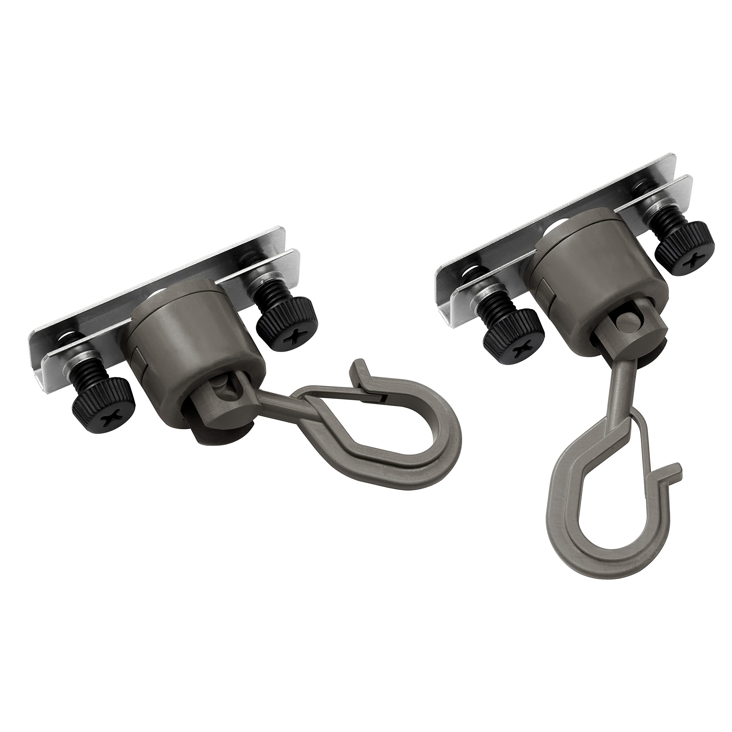 

Takasho Sunshade Mounting Adjustable Set of for Privacy Window No Drilling Resin and Stainless Hardware, Hooks, 2, Bronze, Awnings, Shades, Sunshades,