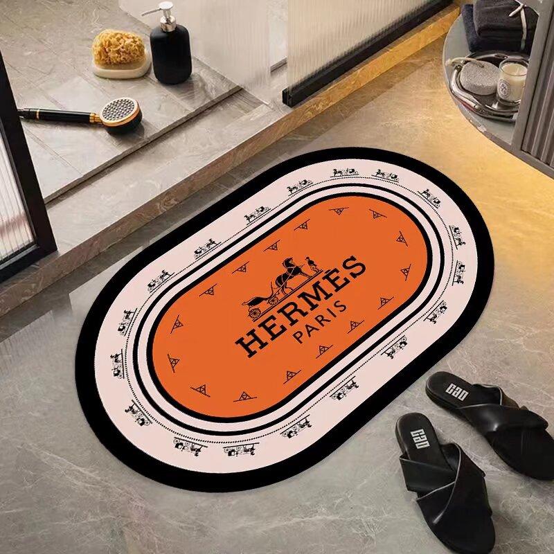 Bathroom floor mat, diatom mud, non-slip absorbent cushion, toilet, kitchen foot cushion, toilet door toilet carpet