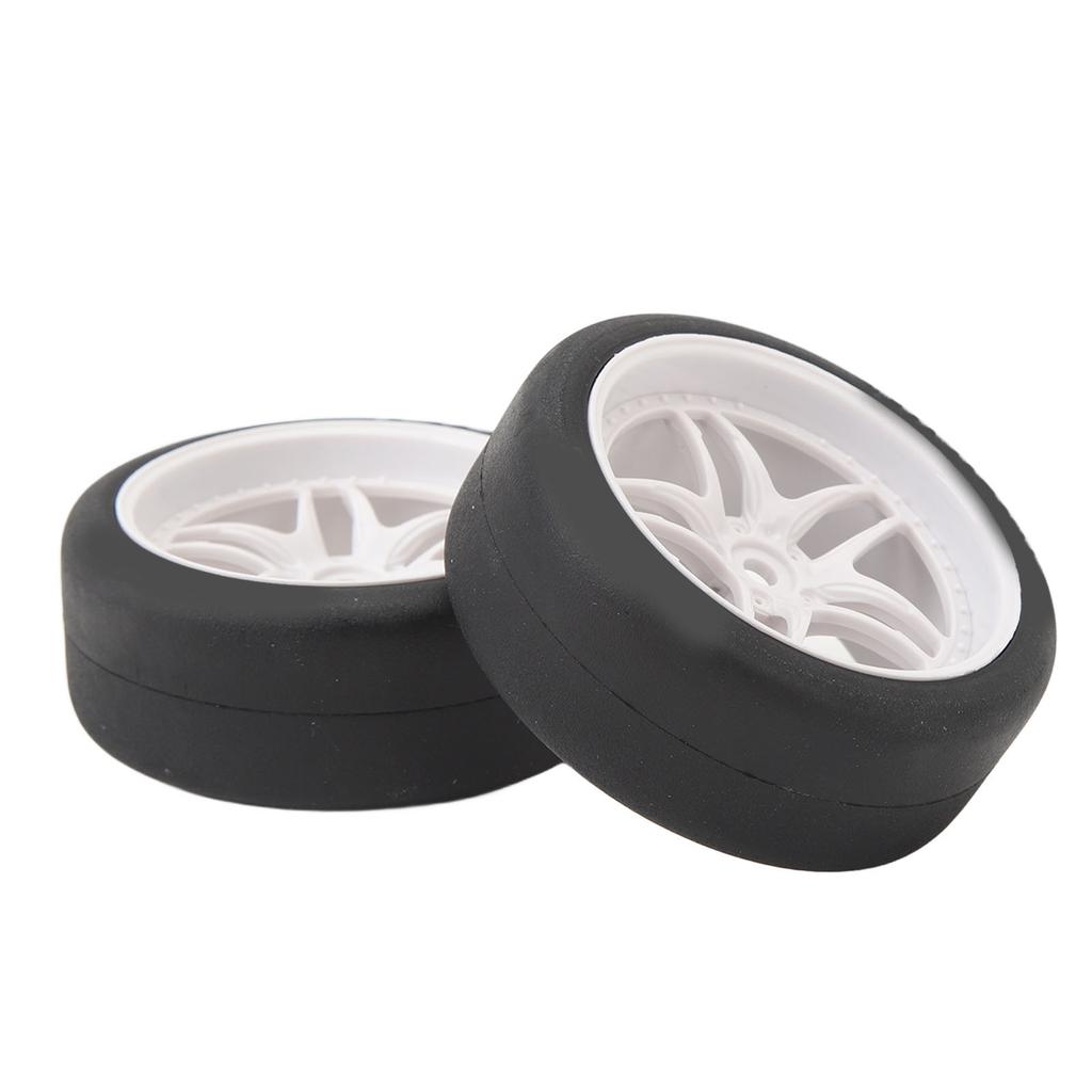 4pcs RC Tires Wheels  S Sets 12mm Hex Wheels  S Rubber Tires Width 26mm for 1Celsius10 RC Racing Car Drifting Car