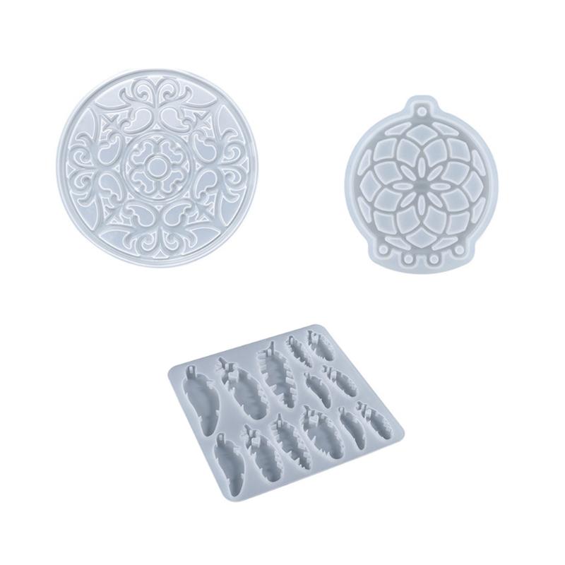 Big Size Silicone Mold Dream Catcher Resin Mold for Making Epoxy Resin Dream Catcher for House Window Living Room Decor