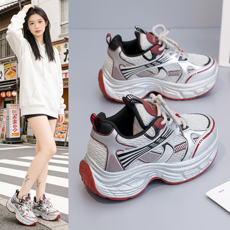 Women Casual Platform Shoes Lightweight Comfortable Walking Sneakers for Commuting Travel and Daily Wear