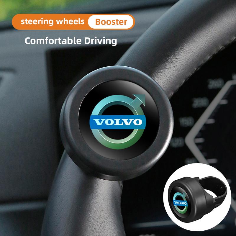 Volvo Coprivolante Antiscivolo per Auto Manopola Girevole Maniglia Booster Per C60 XC40 V70 XC90 V40 SC60 190h XC S60 V60 C30 V50 NX8