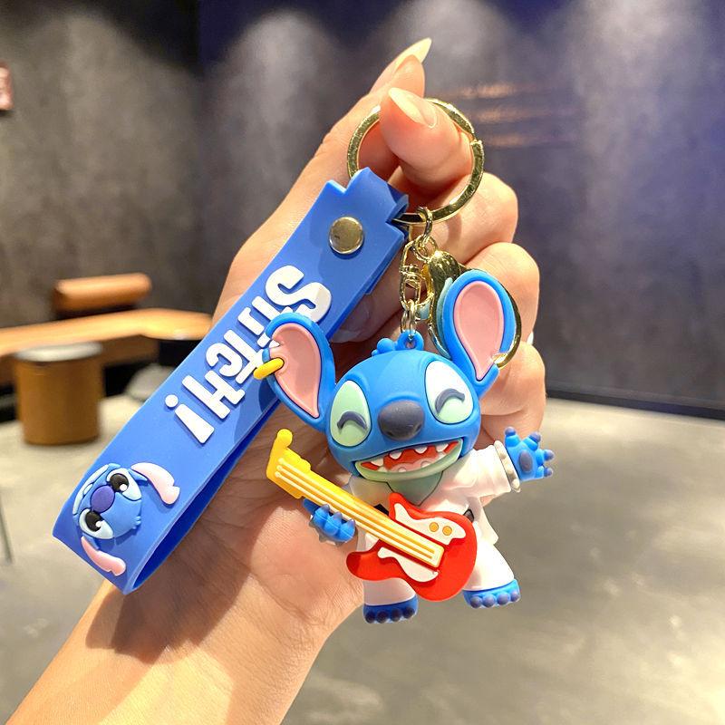 Adorable Stitch Keychain Backpack Decoration Pendant Birth Date Present great for daily use perfect for gifting