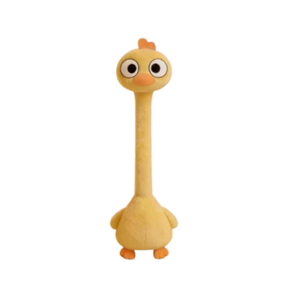 Funny Design Giraffe Bag Pendant White Color Pink Pig Plush Pendant  Gift For Girls