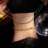Banyan Tree 2024 Double Layer Silver Bead Anklet - Women's Classic & Sexy Summer Foot Accessory