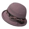 Hat Women Autumn and Winter Thick Roll Along Basin Hat Bucket Hat Foldable Warm Atmosphere Hat