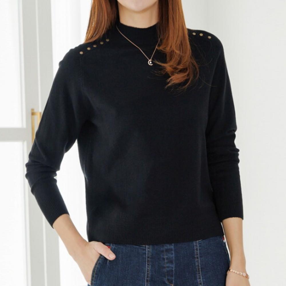 Dedra Long Sleeve High Neck Knit Knd4019 Yc
