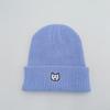 Autumn and Winter Cute Ear Protection Wool Hat Cycling Versatile Women's Knitted Hat Kitten Hat Showing Face Hat Trendy Couple