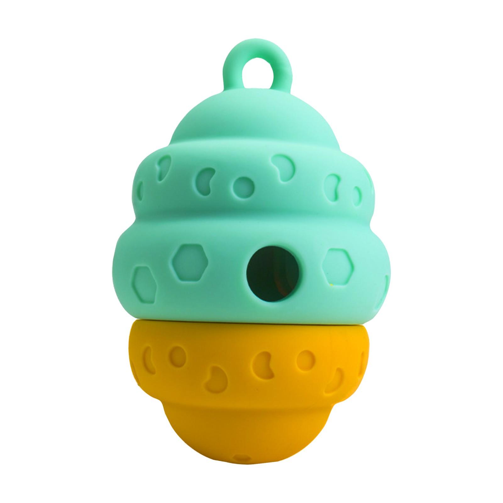 

Мяч для протечки корма для домашних животных, палочка для закусок для домашних животных, игрушки для собак, игрушки для кошек, многофункциональный течь корма для домашних животных One Size жёлтый