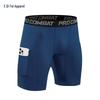 Shorts de Compression Homme à Séchage Rapide avec Poches pour la Course à Pied et le Basketball