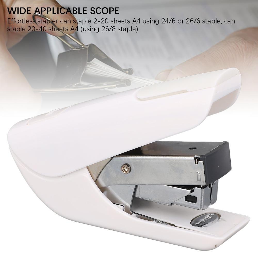20 Sheet Capacity Heavy Duty Stapler Single Hand Labor Saving Stapler Desktop Stapler Daily Use