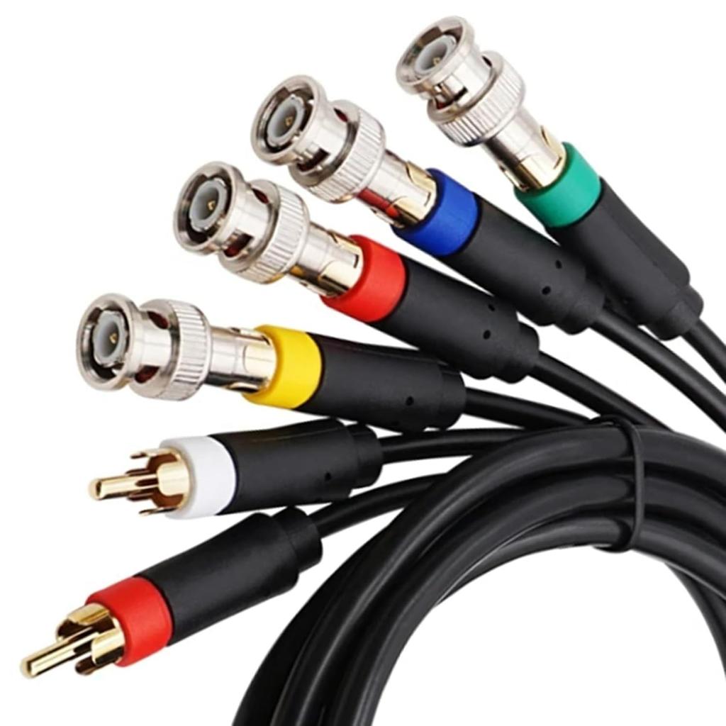 Cable for N64 Video Consoles Composite Cable with Strong Stability, Black