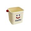 Mini Cute Desktop Trash Can with Lid Ring for Dorm, Living Room, or Office