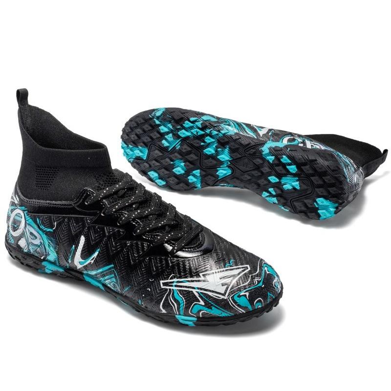 34-46 Unisex Football Boots Rubber Soft Sole Short Nail Artificial Turf Youth Children Football Shoes Boys Soccer Shoes