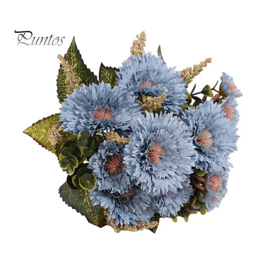 

Реалистичный букет искусственных хризантем, изысканные цветы без полива, искусственные цветы хризантемы, домашнее свадебное украшение