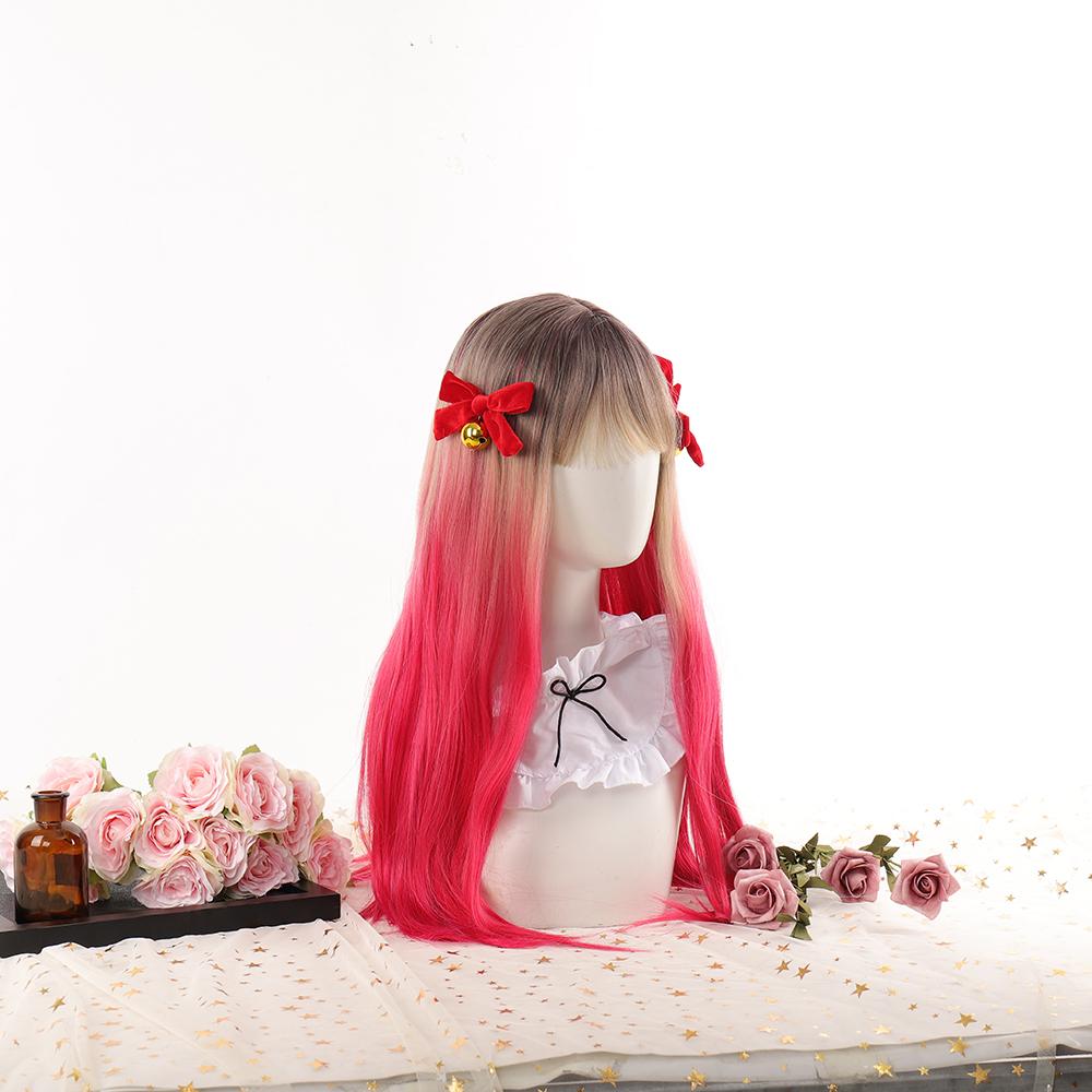 

Окрашенный головной убор с длинной прямой челкой Bybrana 70cm