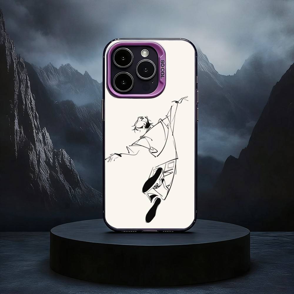 

S-Surreal F-Figure A-Art Phone Case For iPhone17,16,15,14,13,12,11 Plus,Pro Max Black Candy silver phone case iPhone12PRO