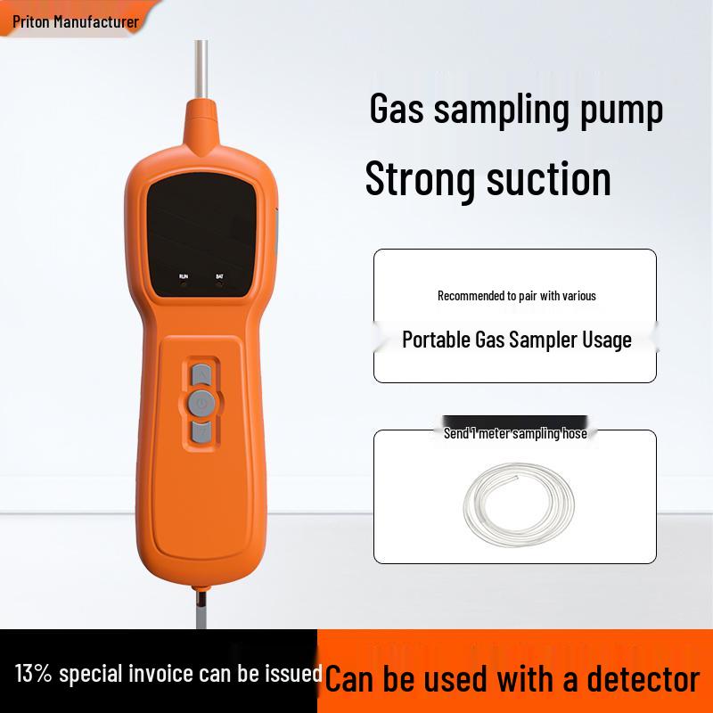 Portable Multi-Gas Detector for Oxygen, Combustible Gas, Hydrogen Sulfide, Ammonia, Ozone, Hydrogen, and Carbon Monoxide with Pump Suction