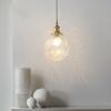Nordic Round Glass Pendant Light Creative Bedroom Restaurant Bar Single Head Pendant Lamp Dinning Kitchen Room Hanging Lights