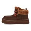 UGG Funkarra Semišové Kulatá Špička Šněrovací Krátké Sněhule Dámské boty Hnědé 1143954-BCDR