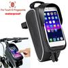 Waterproof Bicycle Bike Front Tube Pouch Bag Frame Pannier Mobile Holder Phone
