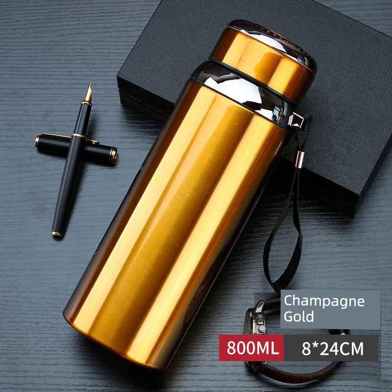 Imported High-End 316 Stainless Steel Large-Capacity Thermos Cup for Men and Women, Suitable for Outdoor, Portable, Fitness, Business, and Tea Brewing