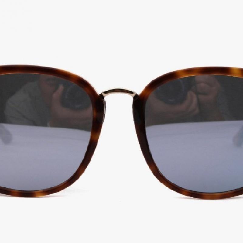 Puma Pu0154sk 003 Square Combi Mirror Asian Fit Lightweight Sunglasses
