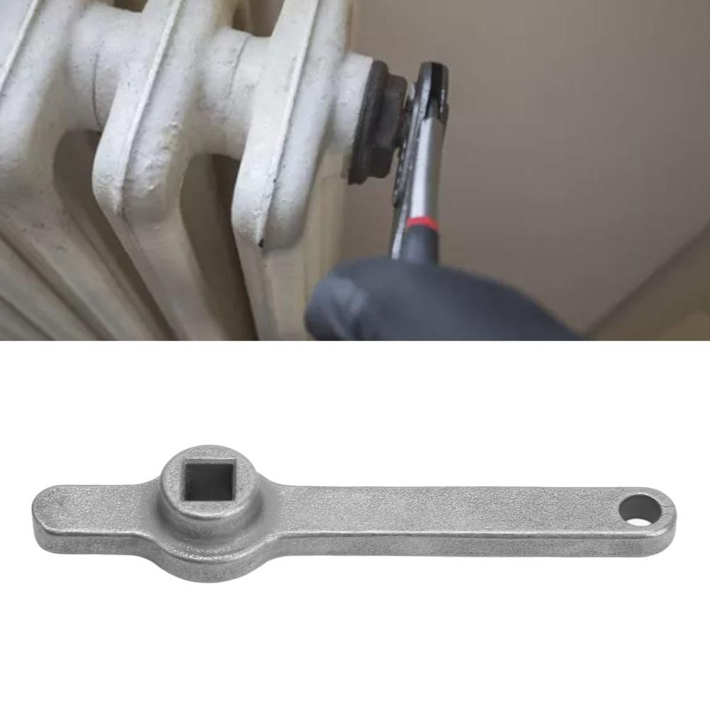 Long Handle Radiator Vent Wrench Single Head Square Key Heating Cross Keys Wrench  for Radiators