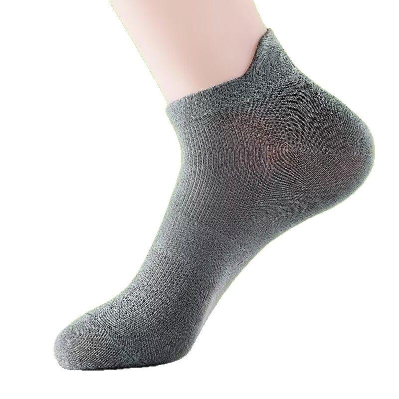 Men Spring and Summer Days Thin Deodorant Wicking Mesh Does Not Fall with Sports Ear Lifting Boat Socks