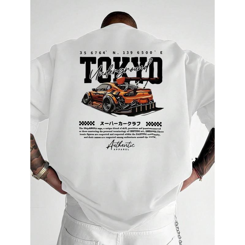Pure Cotton Top Simple Fashion Short Sleeve Versatile T-Shirts Men’s