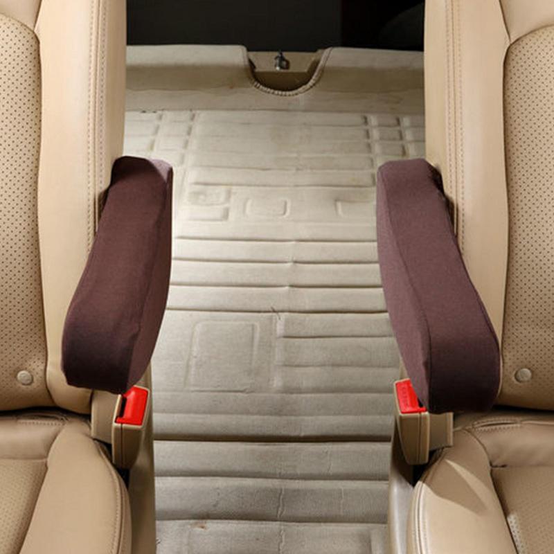 1/2pcs Car Seat Armrest Cover Elastic Cloth Auto Interior Armrest Soft Comfortable Dust Proof Hand Armrest Protector Covers