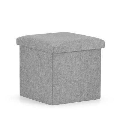 Folding Pouf M - 30x30x30cm Gray