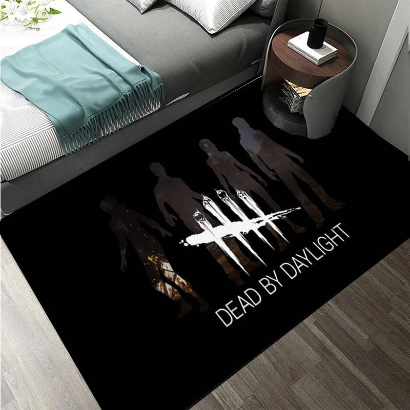 D-Dead by Daylight survival horror escape game Large Area Rugs Carpet for Home Living Room Bedroom Sofa Doormat Floor Play Mat
