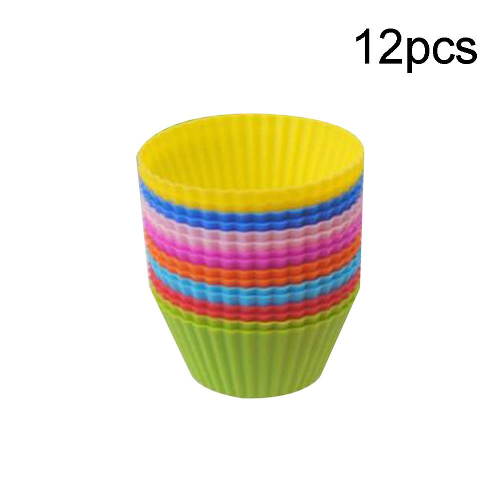 

Инструмент для выпечки кексов и пирожных TK Round Cake Muffin Cupcake Form Maker Mixed Color