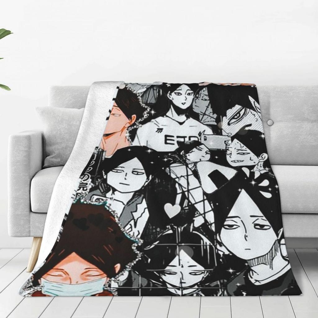 Suna Rintarou Manga Collage Blankets Fleece Breathable Sofa Throw Blankets For Home Bedroom Office Throws Bedspread Quilt