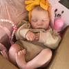 19 Inch Reborn Baby Dolls Soft Cloth or Full Vinyl Body Finished Levi Sleeping Newborn Babies Doll 3D Painted Skin Visible Veins Collectible Art Dolls
