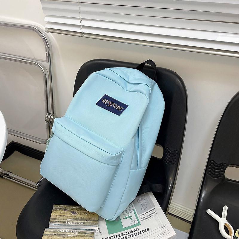 Spacious Nylon Backpack For Students With Waterproof And Wear-resistant Fabric