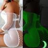 Fluorescent Fun Net Sexy Flirty Underwear Hollow Buttocks Temptation