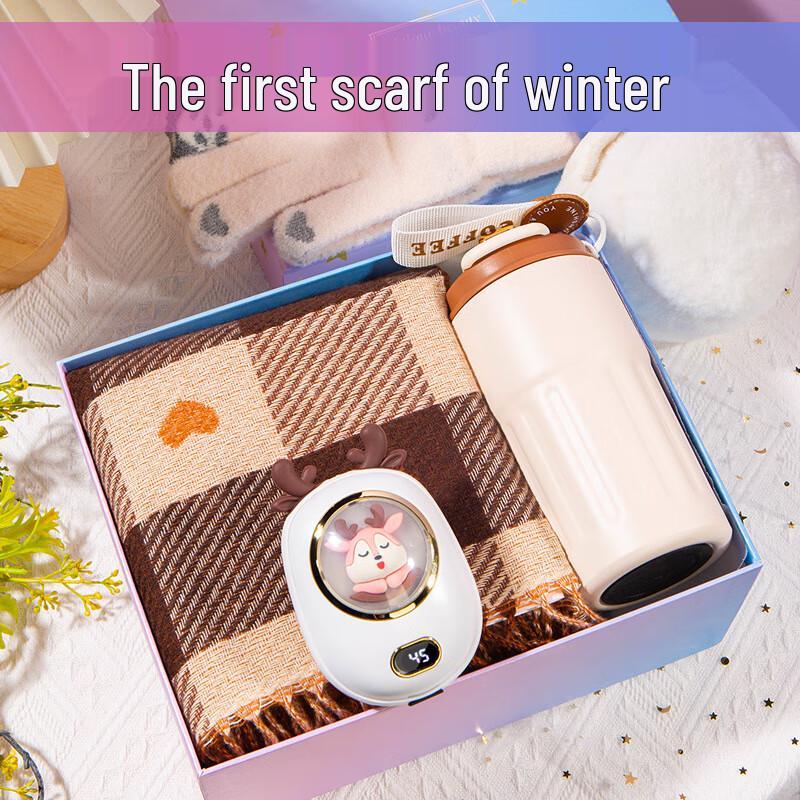 New Year Winter Scarf Gift Set