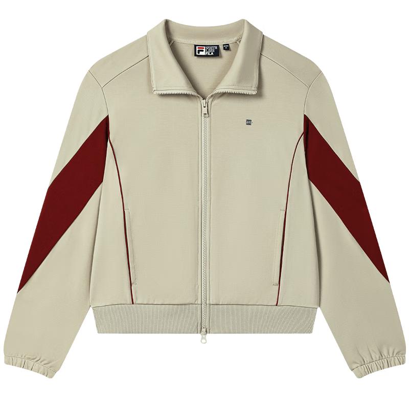 FILA Women s Loose-Fit Color-Block Knit Jacket L