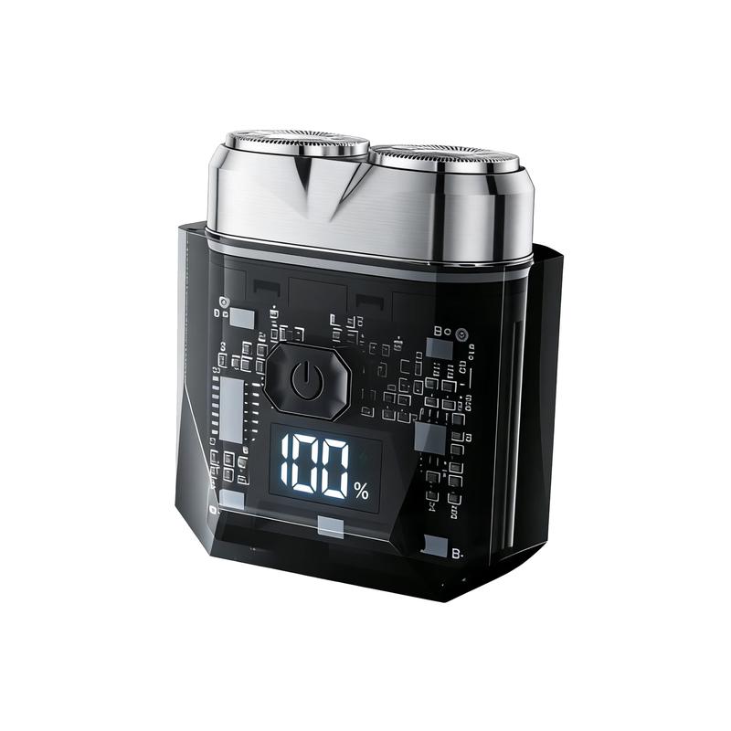 AUX Black Warrior Men s Portable Electric Shaver CN plug (adapter included)
