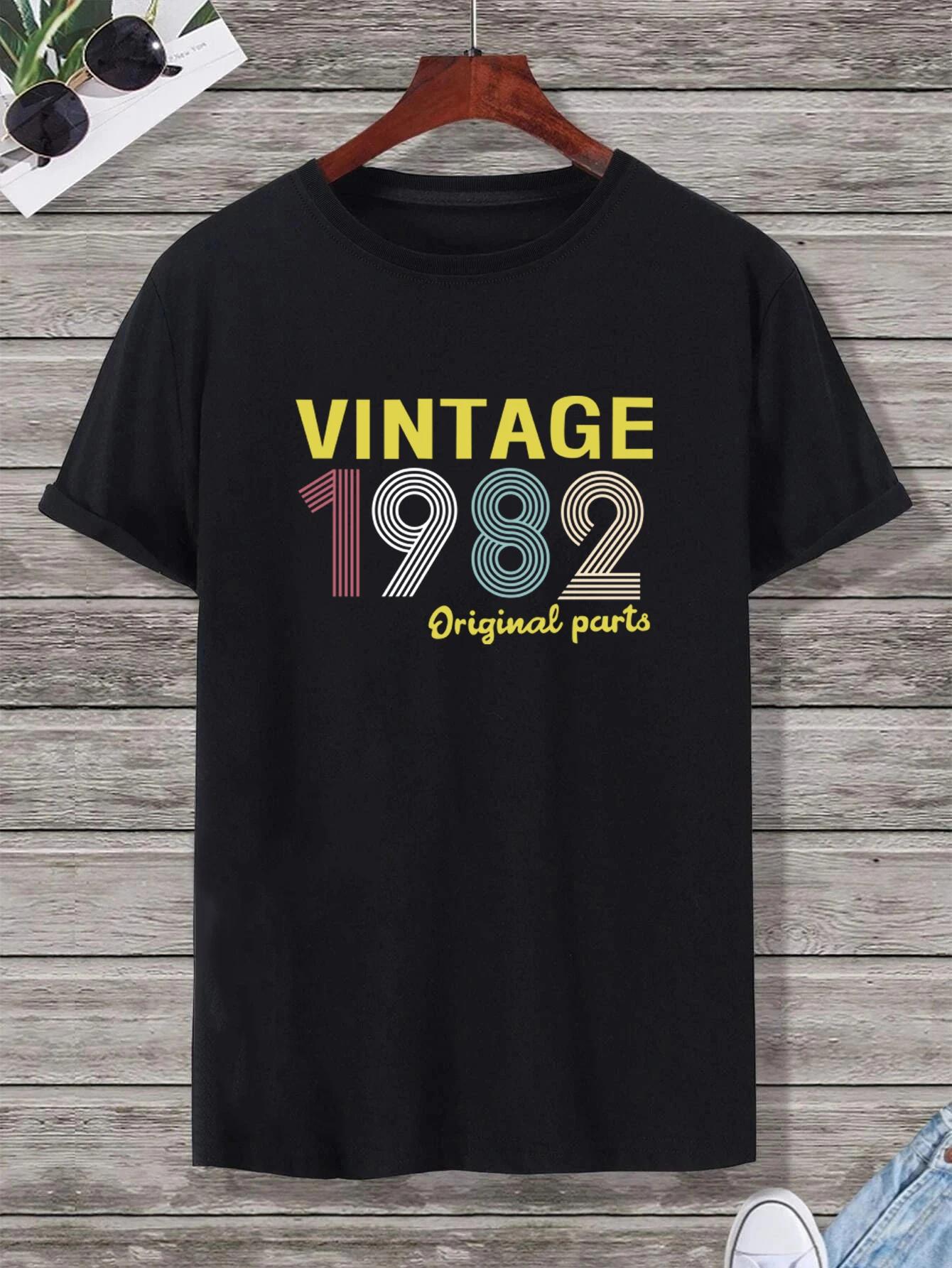 

Мужская винтажная футболка с графическим принтом, свободного кроя, с коротким рукавом, повседневная, футболка для пары XXXXXL чёрный