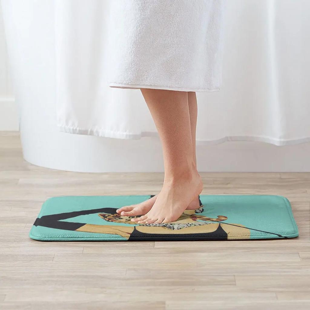 Retro Anti-Slip Rug Doormat Bath Mat Breakfast At Tiffanys Audrey Hepburn Jewellery Colour Balcony Carpet Welcome Decorative