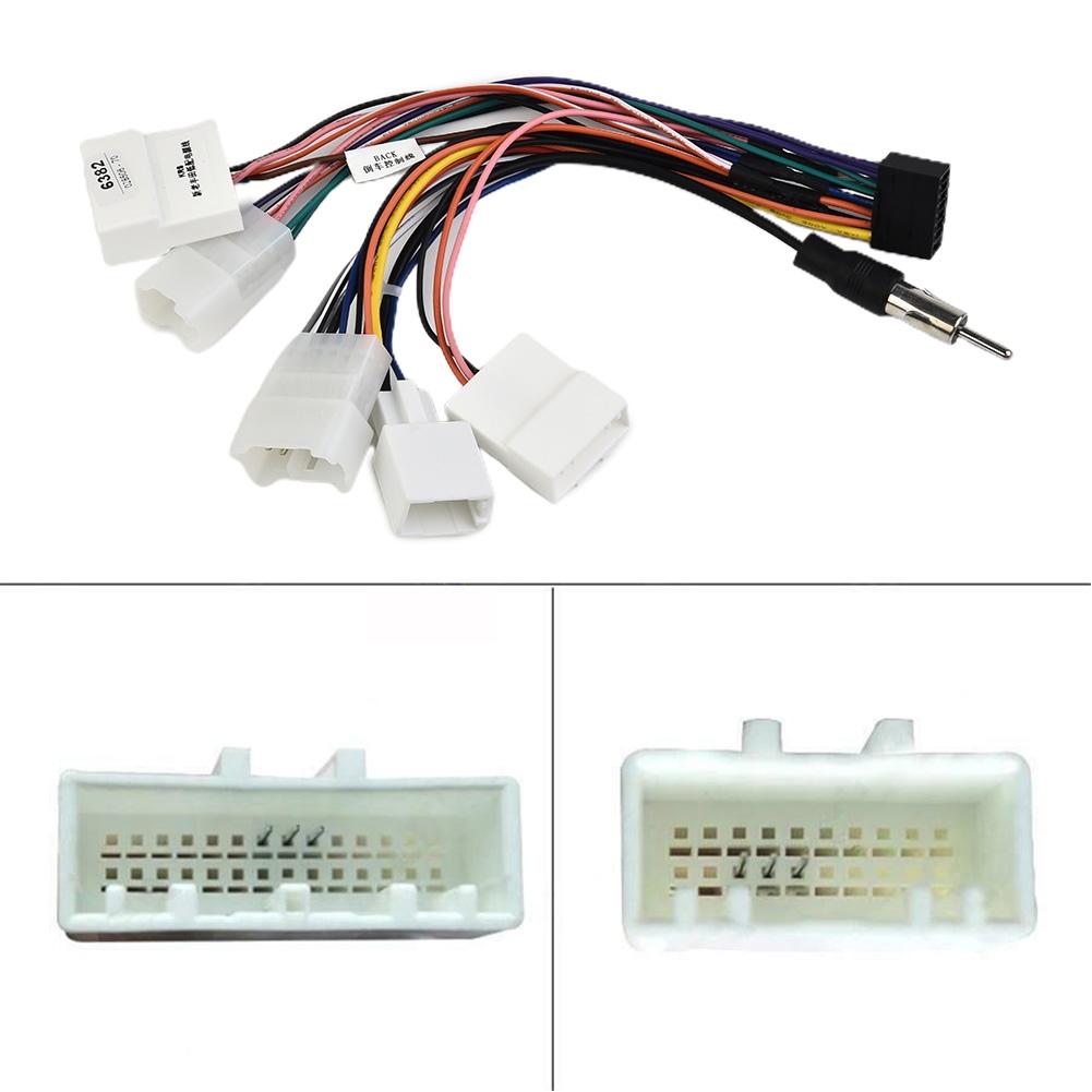 Auto Stereo Wiring Harness Connectors For Toyota Radio Install Cable Plugs