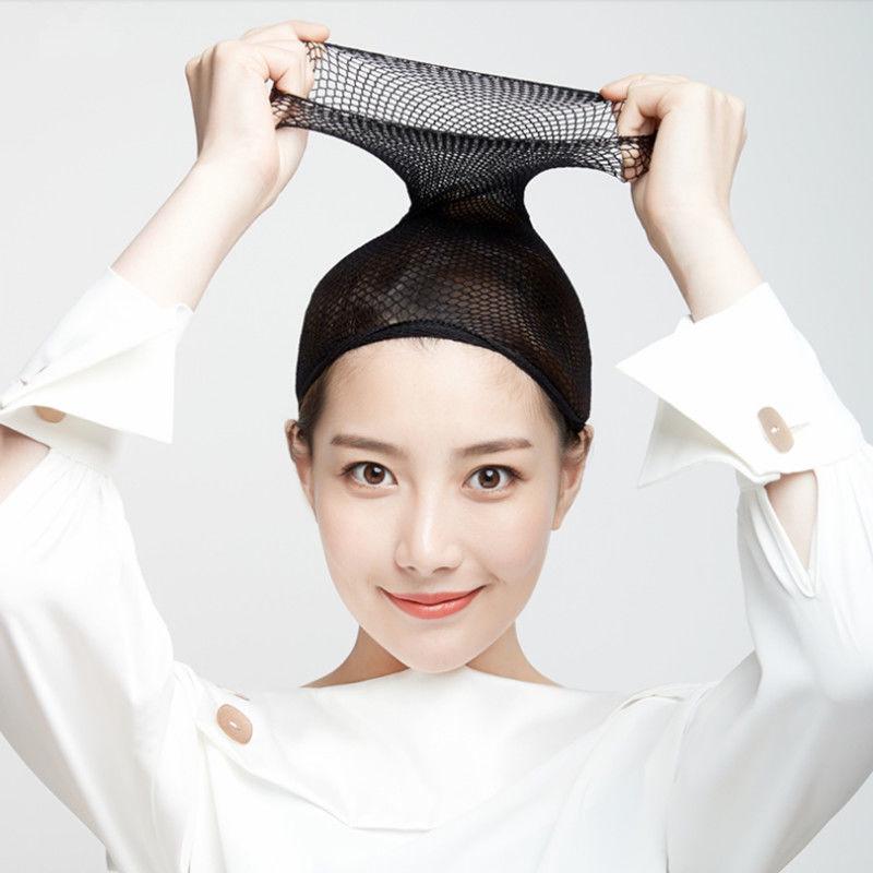 

Невидимая эластичная шапочка для парика с двусторонней фиксацией для женщин Black Hair Net - 5 Pack