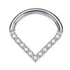 Elegant Hinged Segment Hoop Unique Nose Piercing Unisex Body Jewelry Nose Rings G23 Titanium Material Suitable for Nose