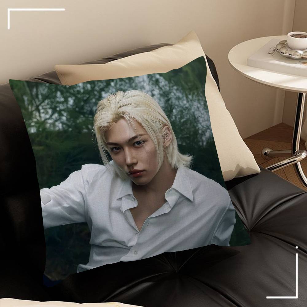 Regali Cuscini Arredamento Ufficio Casa Camera da Letto Divano Cuscino Auto Copricuscino 45x45cm Idol Cool F-Felixse cantante