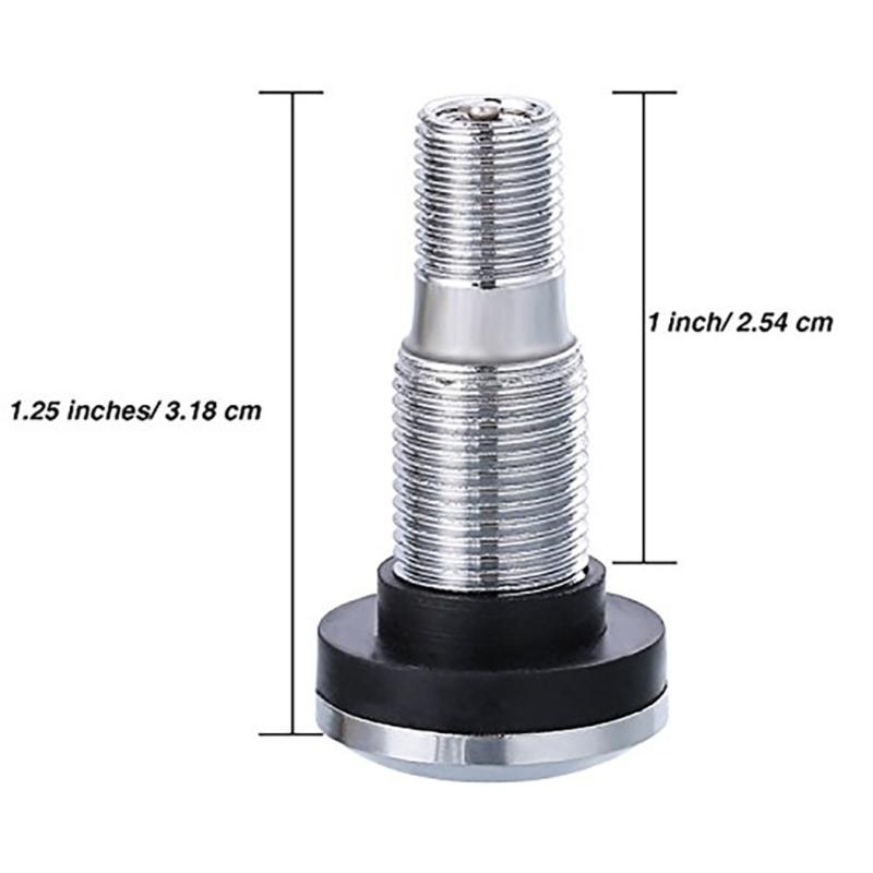 4 Pack Corrosion Resistant Metal Valves Stem For Vacuum Tires No Inner Tube Design Fit Car Motorcycles Effortless Setups