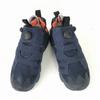 Reebok Instapump Fury Tech Low-Cut Sneakers Lightweight Comfortable Sole Navy × Orange Size 23.5(USED)